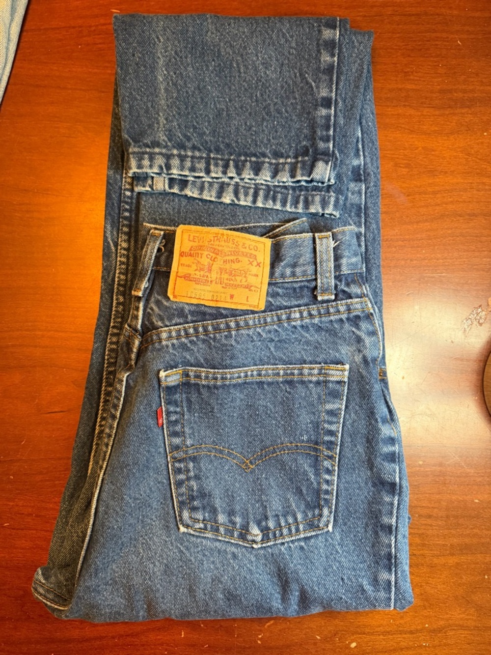 Vintage 1981 Levis 505 Made in USA El Paso 544 Dark Wash 100% Cotton Womens 16